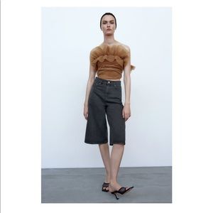 NWT Zara Tulle Crop Top Ballet Tutu in XS $69